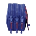 Trousse Fourre-Tout Triple F.C. Barcelona 24/25 Bordeaux Blue marine 21,5 x 10 x 8 cm