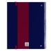 Ringmap F.C. Barcelona 24/25 Kastanjebruin Marineblauw 27 x 32 x 3.5 cm