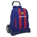 Schulrucksack mit Rädern F.C. Barcelona 24/25 Granatrot Marineblau 32 x 44 x 16 cm