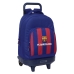 Ratastega koolikott F.C. Barcelona 24/25 Kastanpruun Meresinine 33 x 45 x 22 cm