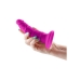 Dildo NS Novelties Colours Fialový Ø 3,5 cm