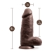 Dildo realist Blush Au Naturel TPE Ø 7,6 cm (17,8 cm)