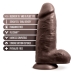 Dildo realist Blush Au Naturel TPE Ø 7,6 cm (17,8 cm)