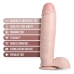 Dildo realist Blush Au Naturel TPE Ø 5,8 cm (21,5 cm)