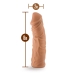 Dildo Realista Blush Lock On Silicone Ø 4,6 cm (19,6 cm)