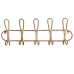 Wall mounted coat hanger Romimex Natural wicker 61 x 21 x 8 cm