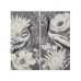 Set van 2 Schilderijen Romimex Canvas Reiger 60 x 120 x 3 cm