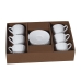 6 Dele kaffekopsæt Alexandra House Living Porcelæn 90 ml