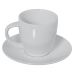 Set 6 Hrnků na Kávu Alexandra House Living Porcelán 180 ml