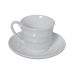 6 Dele kaffekopsæt Alexandra House Living Porcelæn 90 ml