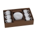 Set 6 Hrnků na Kávu Alexandra House Living Porcelán 90 ml