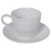 Komplekts ar 6 kafijas tasēm Alexandra House Living Porcelāns 200 ml