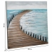 Bild Alexandra House Living Nature Leinwand Tannenholz 80 x 3 x 80 cm