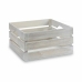 Caixa Decorativa Branco Madeira 31 x 20 x 40,5 cm (9 Unidades)