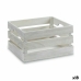 Caixa Decorativa Branco Madeira 31 x 16 x 21 cm (18 Unidades)