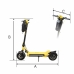 Trotineta Elétrica Manta XRIDER MX10 MAX Amarelo Preto 800 W