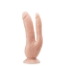 Double Penetration Stroker Masturbator mit doppelter Öffnung (Anus und Schamlippenform) Blush Dr Skin natürlich