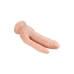 Double Penetration Stroker Masturbator mit doppelter Öffnung (Anus und Schamlippenform) Blush Dr Skin natürlich