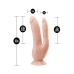 Double Penetration Stroker Masturbator mit doppelter Öffnung (Anus und Schamlippenform) Blush Dr Skin natürlich