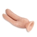 Double Penetration Stroker Masturbator mit doppelter Öffnung (Anus und Schamlippenform) Blush Dr Skin natürlich