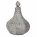 Candleholder Alexandra House Living Silver Metal Glass 31 x 44 x 31 cm