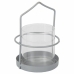 Kerzenschale Alexandra House Living Silber Metall Glas 31 x 44 x 31 cm