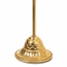 Candleholder Alexandra House Living Golden Glass Iron 19 x 93 x 19 cm