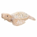 Decorative Figure Alexandra House Living White Natural Wood Glass Tortoise 8 x 20 x 31 cm