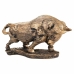 Deko-Figur Alexandra House Living Gold Polyesterharz Stier 18 x 30 x 53 cm