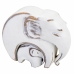 Statua Decorativa Alexandra House Living Bianco Poliresina Elefante 8 x 21 x 25 cm