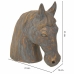 Figurine Décorative Alexandra House Living Gris Doré Polyrésine Cheval 15 x 31 x 31 cm