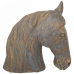 Figurine Décorative Alexandra House Living Gris Doré Polyrésine Cheval 15 x 31 x 31 cm