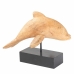 Dekorativ Figur Alexandra House Living Naturell Metall Treverk av mangotre Delfin 17 x 27 x 35 cm