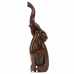 Decorative Figure Alexandra House Living Light brown Wood Elephant 6 x 50 x 14 cm