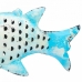 Deko-Figur Alexandra House Living Blau Mango-Holz Fisch 10 x 28 x 62 cm