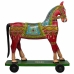 Figura Decorativa Alexandra House Living Madera de mango Caballo 36 x 96 x 86 cm