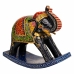 Dekorativ Figur Alexandra House Living Treverk av mangotre Elefant 10 x 22 x 28 cm