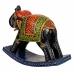 Dekorativ Figur Alexandra House Living Treverk av mangotre Elefant 10 x 22 x 28 cm