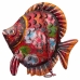 Figura Decorativa Alexandra House Living Madeira de mangueira Peixe 9 x 30 x 30 cm