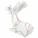 Figura Decorativa Alexandra House Living Blanco Poliresina Ciervo 24 x 27 x 26 cm