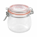 Jar La Mediterránea Hermetic Glass 500 ml (12 Units)