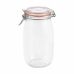 Jar La Mediterránea Hermetic Glass 1,5 L (12 Units)