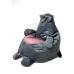 Pouffe GO GIFT Grey Oxford Cat 130 x 90 cm