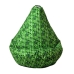 Pouffe GO GIFT Green 105 x 80 cm Pear