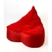 Puff GO GIFT Rojo Oxford 140 x 100 cm