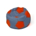 Pouf GO GIFT Rouge Gris Oxford Football