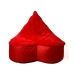 Pouf GO GIFT Rouge Oxford 140 x 100 cm