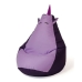 Puff GO GIFT Purpur Violett Oxford 105 x 80 cm