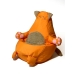 Pouffe GO GIFT Orange Oxford Cat 105 x 80 cm