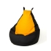 Puff GO GIFT Amarillo Negro Oxford 130 x 90 cm